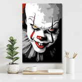 Painting by Numbers Horror Clown Pennywise